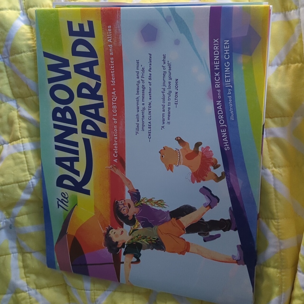 The rainbow parade, a celebration of lgbtqia plus identities and allies book new